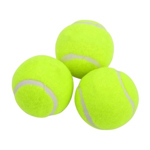 Balles de tennis professionnelles de haute qualité, logo personnalisé, vente en gros, caoutchouc naturel, haute visibilité - Product Image 5