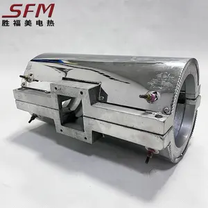 SFM प्लास्टिक extruder के लिए पेंच बैरल एल्यूमीनियम बैंड हीटर 220v 380V कस्टम