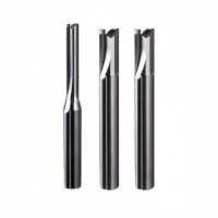 목재 밀링 도구 용 CNC 직선 조각 커터 4mm 6mm 2 피리 직선 라우터 비트