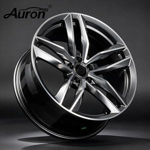 Rueda de Aleación de Aluminio Pulido Auron de 17 Pulgadas, Multirradio, de Una Pieza, para Modificación y Mejora de Automóviles de Pasajeros, Personalizada - Product Image 3