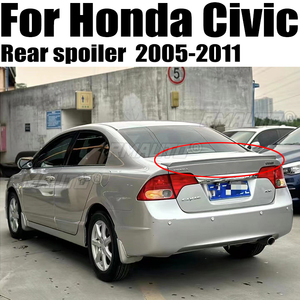 สำหรับ Honda Civic 2005 06 07 08 09 10 11 ซีดาน 4 ประตู รุ่นที่ 8 สปอยเลอร์ฝากระโปรงท้ายแบบ Ducktail อุปกรณ์ตกแต่ง - Product Image 1