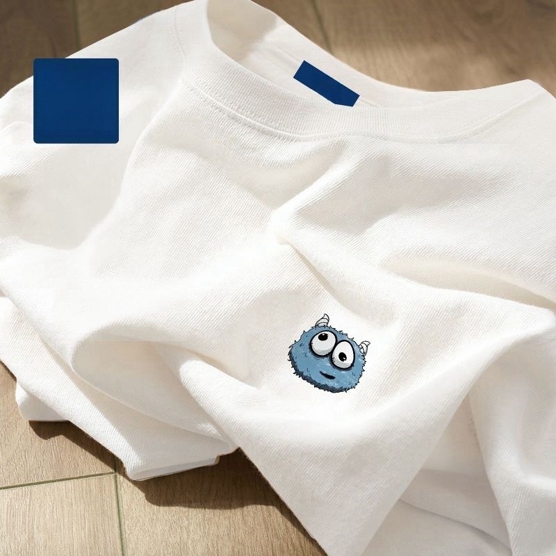 Cm-chest badge-ugly monster white