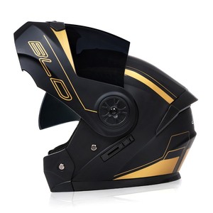 Casque modulaire intégral unique DOT à double visière pour hommes, casque de moto chinois - Product Image 2