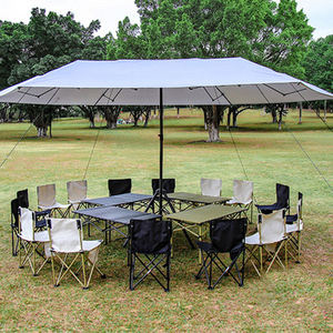 Restaurante Jardín Camping Plegable al aire libre Carro manual Uso Área de sombra grande Patio Paraguas <span class=keywords><strong>Sombrilla</strong></span> - Product Image 5