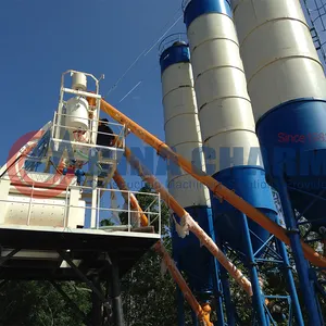 Fixed Type 75m3/h Concrete Batching Plant HZS75 Concrete Plant Concrete Mixing Plant For Sale