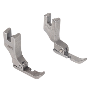 P36N P36LN Pied à fermeture éclair pour machine à coudre industrielle à point noué à 1 aiguille JUKI BROTHER Accessoires de couture tout acier Pieds à cordon - Product Image 1