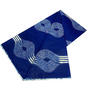 Tissu Bazin Riche en Coton Biologique de Haute Qualité pour Vêtements Africains <span class=keywords><strong>Homme</strong></span> et Robes de Mariage Imprimées avec Techniques de Tissage - Product Image 2