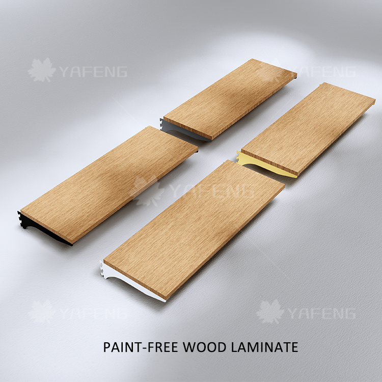 Présentoir de vêtements en bois stratifié