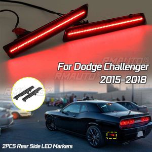 Un Par de Luces LED Laterales Delanteras/Traseras (Luz Ámbar/Roja) para Dodge Challenger 2015-2016 2017 2018, Luces Intermitentes LED - Product Image 2