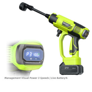 Nouvelle conception 2025, lave-auto portable sans fil haute pression, pistolet de lavage de voiture à batterie au lithium - Product Image 4