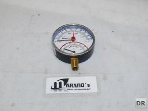 PLC <strong>WATTS</strong> GAUGE 0-200 psi 0-1400 <strong>kPa</strong> / Degree Display Gauge / Gauge Warranty Product - Product Image 1