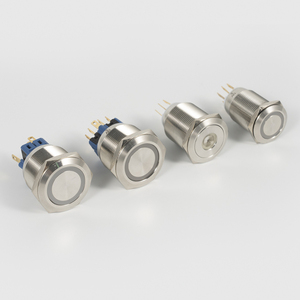 Interruptor de botón pulsador momentáneo metálico IP65 de 12 mm, 16 mm, 19 mm, 22 mm, 25 mm para uso en refrigeración - Product Image 4