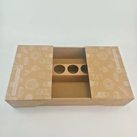 Boîte à pâtisserie en carton servant une boîte de restauration à plateau extérieur pour 5-8 personnes à emporter de manière stable pour le dessert boulangerie alimentaire