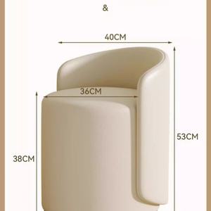 Taburete Circular Giratorio Multifuncional para el Hogar, Decorativo para Sala de Estar, para Maquillaje y Salones de Uñas - Product Image 6