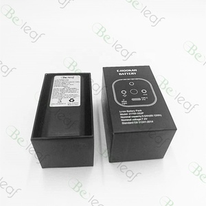 Vase à chicha électrique LED <span class=keywords><strong>Beleaf</strong></span> 002 Free Shape, rechargeable 20000mAh 7.2V, noir, avec batterie au lithium miroir – Vente en gros - Product Image 6