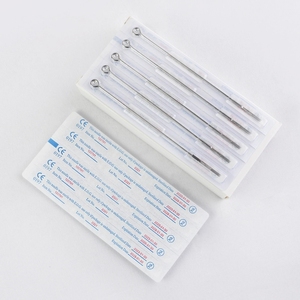 Agujas de Tatuaje Desechables de Acero Inoxidable de 14 cm, Caja de 50 Unidades, Esterilizadas con EO, Blíster para Máquina de Bobina, Arte Corporal - Product Image 1