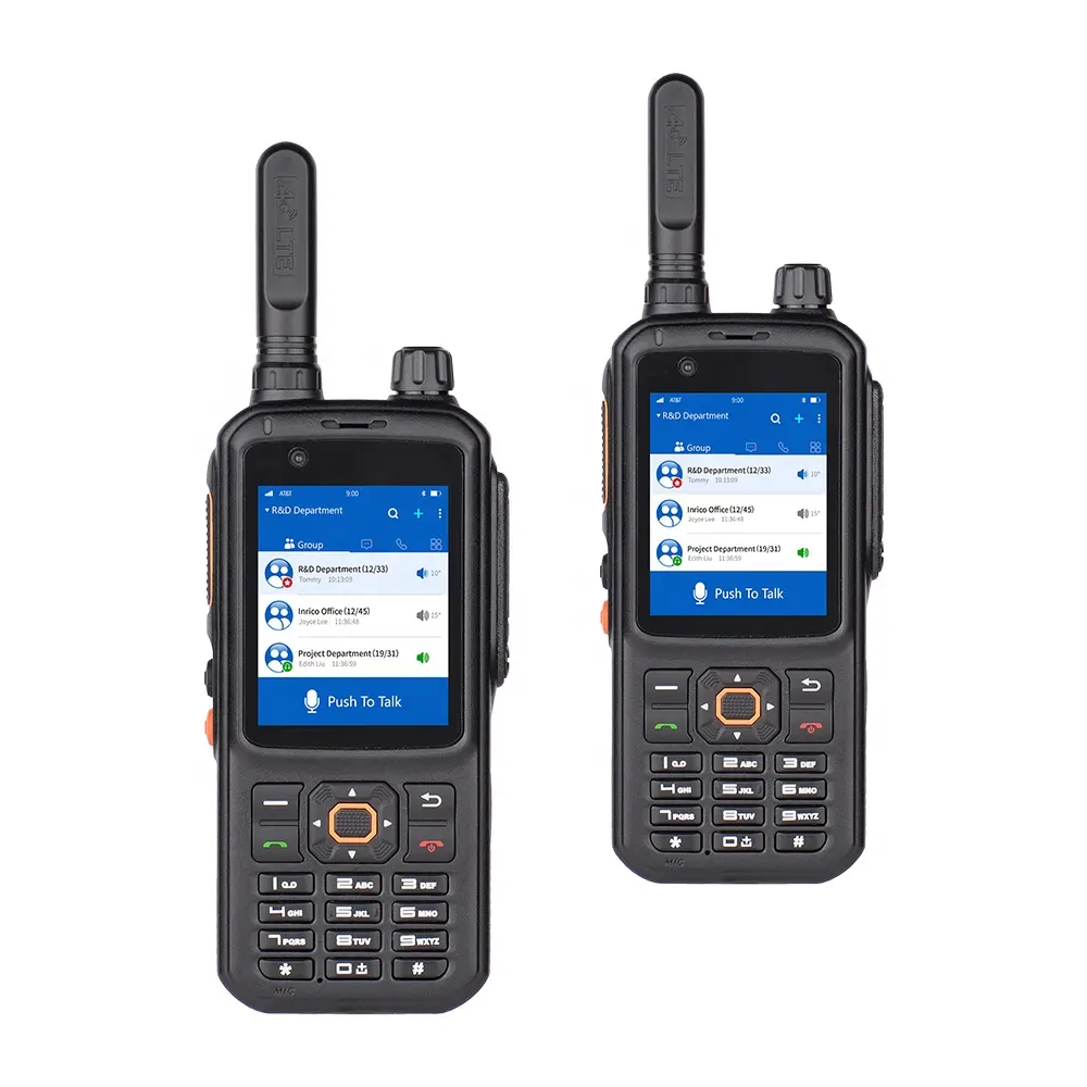 Inrico T320 4G Lte Android Walkie Talkie Zello Push Om Radio Te Praten Met Display En Gps