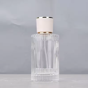 Chloé Clear Glass Cylinder <b>Perfume</b> <b>Bottle</b> With Gold Cap Screw Seal 30ml 50ml <b>Refillable</b> Labels - Product Image 5