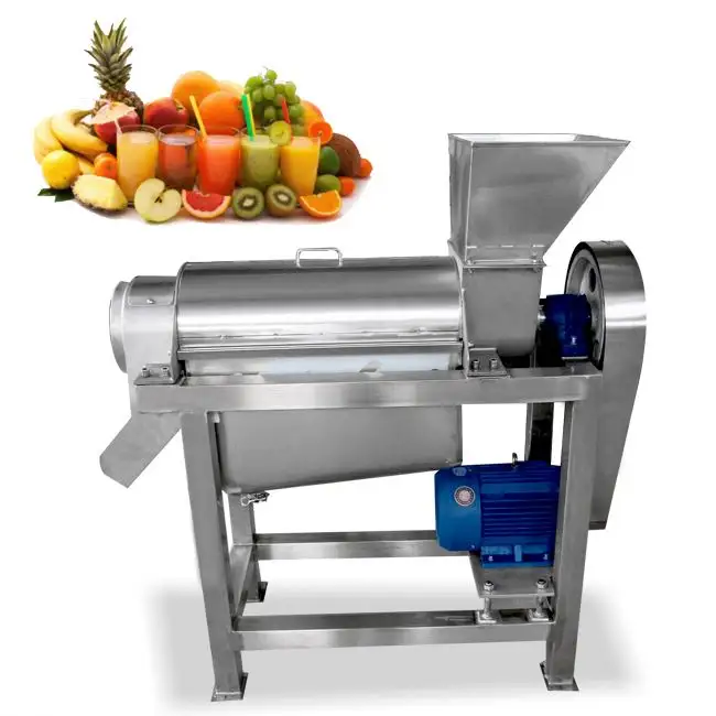 Paslanmaz çelik meyve sebze kırıcı ve sıkacağı/kaktüs domates spiral sıkacağı/meyve suyu ekstraktör makinesi