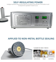 Machine de scellage automatique par induction électromagnétique pour la protection des mains, pour sceller les boîtes, les bouteilles, les canettes et les conteneurs de 20 mm à 100 mm