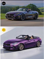Extension de bas de caisse latérale de style SQ en fibre de carbone véritable de haute qualité pour BMW Série Z Z4 G29 Deux portes 2020-2026