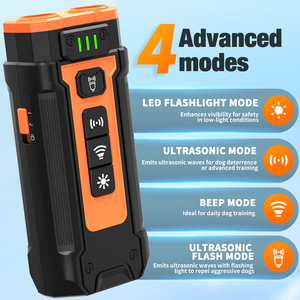 2026 New arrivals siêu âm Dog Bark răn đe thiết bị ngoài trời cầm tay xử lý 23ft đi lạc Dog Repeller với Led đèn pin - Product Image 2