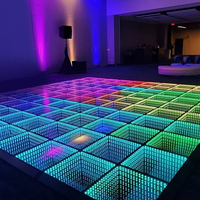 Lumière Disco 3D LED Dance Floor Lights pour DJ Party Floor Show