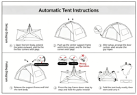 Tente de camping professionnelle pliable quatre saisons, imperméable, occultante, résistante aux UV, pour une personne, avec technologie de chambre noire