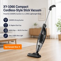 Aspirateur à main léger sans sac avec filtre HEPA pour voiture, hôtel et usage extérieur