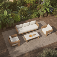 Neu eingetroffen: Luxuriöses, modernes Outdoor-Gartensofa-Set mit Aluminiumrahmen, wasserdicht und wetterbeständig, für Villa, Park und Wohnzimmer.