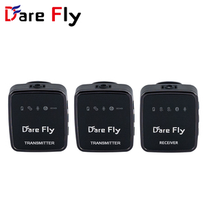 Dare Fly D608 מיקרופון אודיו נייד 2.4GHz מקצועי אלחוטי לבליר דש מיקרופון לטלפון - Product Image 4