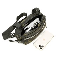 Sacoche de guidon de vélo imperméable et tendance en tissu Oxford avec fermeture éclair