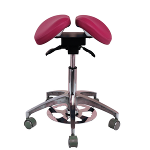 <span class=keywords><strong>Tabouret</strong></span> de dentiste ergonomique en microfibre réglable avec roulettes pour clinique et hôpital, fabriqué à Foshan - Product Image 5