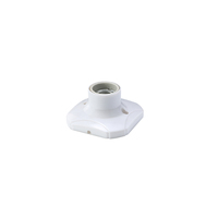 Prix usine E27 douille ampoule support de lampe de plafond ménage Base carrée support de lampe en céramique 250v vis résistant à la chaleur universel