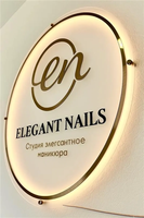 3D LED Neonbeleuchtung Hintergrundbeleuchtete Schilder Maßgefertigte Beleuchtete Werbeschilder Acrylschilder für Geschäftsnamen Salon-Schilder Firmenschilder