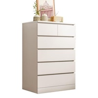 Commode à 5 tiroirs, armoire de rangement en bois moderne et minimaliste, organisateur de chambre à coucher et meuble TV pour salon