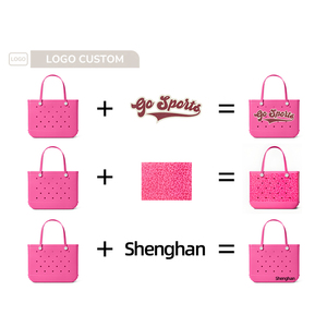 Bolsa de Playa Resistente al Agua, Bolsa de Mano de Silicona <span class=keywords><strong>EVA</strong></span> Gruesa con Orificios, Bolsa de Playa Grande de Moda para Mujer - Product Image 5