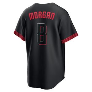 Camiseta de Béisbol Unisex de Cincinnati # 44 Elly De La Cruz # 11 Barry Larkin # Camiseta de Softbol Corta Estampada 7 Spencer Steer 100% - Product Image 3
