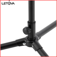 Support de microphone trépied en fer réglable et durable Letova, modèle MJ-323