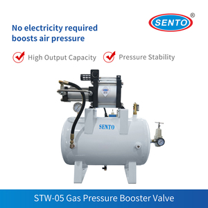STW-05-A-L-G(20L) STW-05-A-L-G(20L) 5x Ratio Air/<strong>Nitrogen</strong> Booster Valve, Space Saving, Easy Maintenance - Product Image 1