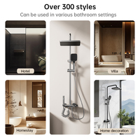 Ensemble de douche moderne pour salle de bain, directement de l'usine, 4326, ensemble de douche à quatre fonctions avec boutons piano pour la salle de bain à domicile
