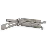 Outils LISHI TOY2018 2 en 1 : Outil de crochetage et de décodage pour serrures de voiture, kit professionnel de crochetage