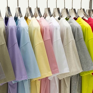 240 Gsm Premium Loose Fit Solid Color Streetwear <b>T</b>-<b>shirt</b> Blank <b>Plain</b> Men s <b>T</b> <b>Shirts</b> - Product Image 5