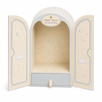 Boîte cadeau rigide sur mesure pour fabricants, avec double porte et tiroir, emballage en papier pour poupées, vêtements de bébé et accessoires de jouets