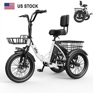 Qlife Triker 2.0 Kostenloser US-Versand Fat Tire 48V 10.4Ah Tiefeinsteiger-Dreirad für Erwachsene US-Lagerbestand Schnelle Lieferung Kostenloser Versand US-Lokalisierung - Product Image 2