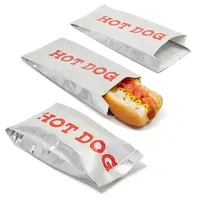 Aluminum Foil Paper Doner Kebab Bag Packaging for French Fried Roast Chicken Bag Fast Food Bags