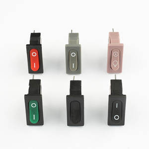 Interrupteur à bascule 2 broches Spst 6a 250vac Interrupteur à bascule on off Ce Panel Mount 19x6.5 Gray Kcd7 Boat Rocker <span class=keywords><strong>Switch</strong></span> - Product Image 4