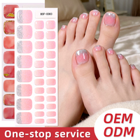 Enveloppes d'ongles en gel UV-free non toxiques, couleurs pastel unies, douces, pour manucure DIY à domicile, directement de l'usine