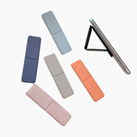 Étui de téléphone magnétique ABS ultra-fin coloré avec support pliable et sangle pour iPhone
