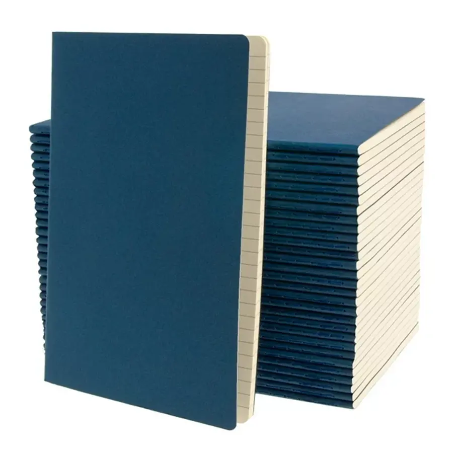 Service d'impression de carnets de journaux personnalisés A5 Couverture souple Carnets de notes kraft bon marché pour les étudiants